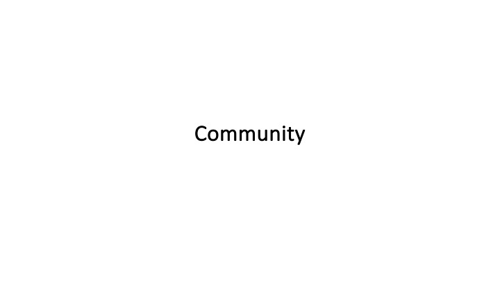 Community
