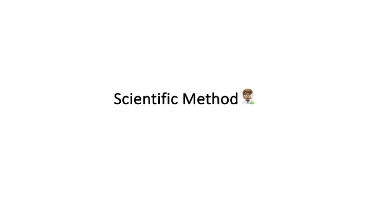 Scientific Method
