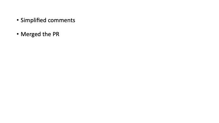 «+ Simplified comments
* Merged the PR
